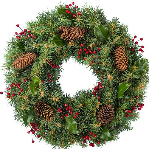 City Floral Garden Center-Fresh-Holiday wreaths-berry wreath