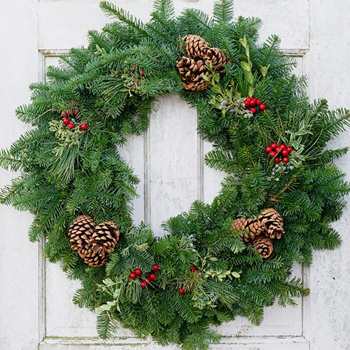City Floral Garden Center-Fresh-Holiday wreaths-countryside wreath