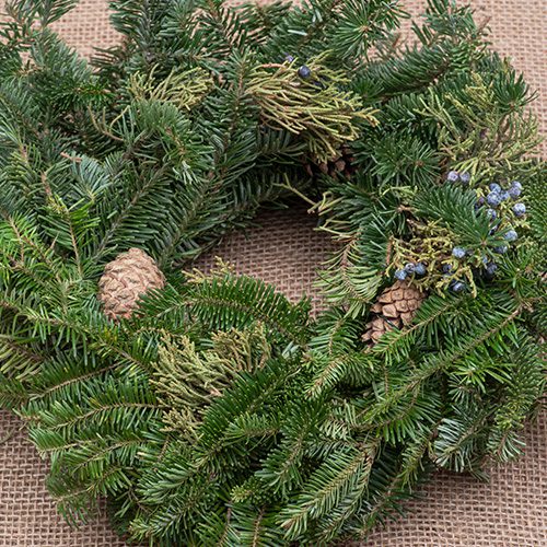 City Floral Garden Center-Fresh-Holiday wreaths-juniper wreath