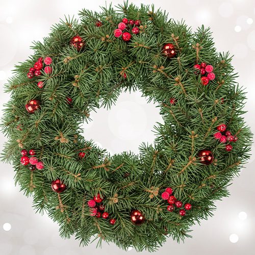 City Floral Garden Center-Fresh-Holiday wreaths-royal fruit wreath