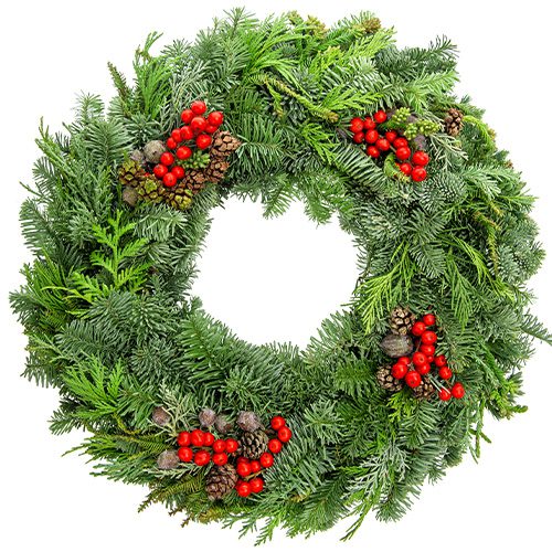 City Floral Garden Center-Fresh-Holiday wreaths-scent of the season wreath